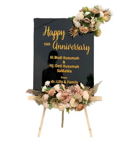 Papan Bunga Akrilik Bangka Tengah