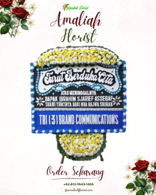 Papan Bunga Duka di Bangka Tengah