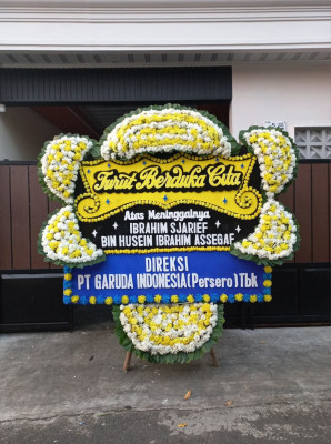 Papan Bunga Duka di Bangka Tengah