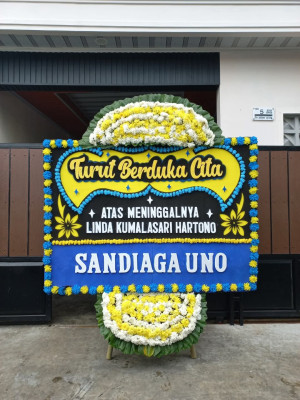 Papan Bunga Duka di Bangka Tengah